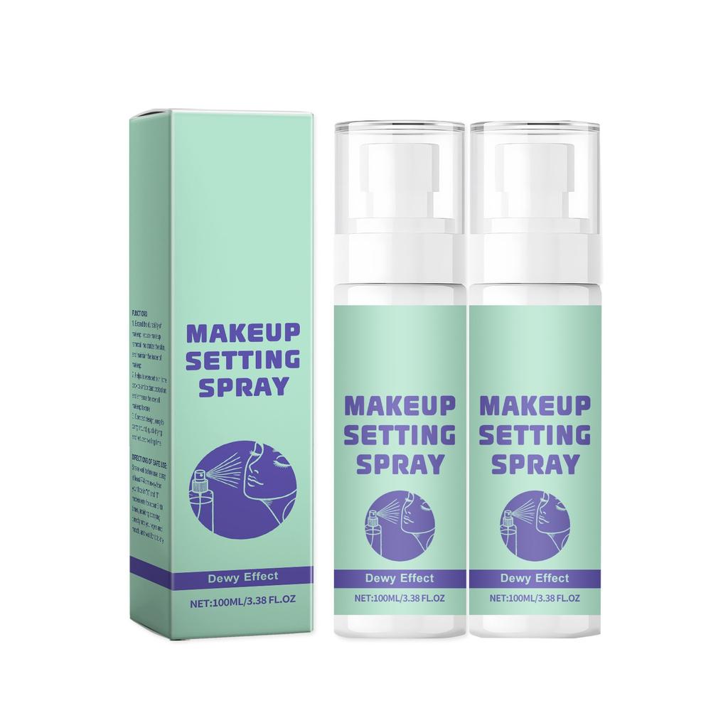 Moisturizing Setting Spray Makeup Long-Lasting Moisturizing Oil Control Natural Lightweight Moisturizing Portable Setting Spray 100ml