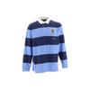 Polo Striped Polo Collar Long Sleeve T-Shirt Men Tops Blue 710918006000-001