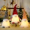 Glowing Christmas Faceless Doll Lamp Christmas Gnome Doll Festival Atmosphere Light Navidad Natal Gift New Year Night Light