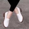 Fashion Women Flat Lace-Up Oxford Shoes Soft Leather Sneakers Low Medium Pumps Slip On Loafers Summer Footwear for Woman 2024