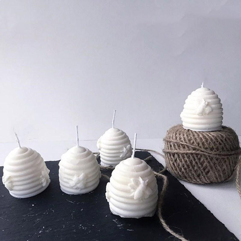 Силиконовая форма в виде пчелиных сот, сделай сам, декор для торта, пчела, домик на дереве, форма для ароматерапии из пчелиного воска, форма для свечей ручной работы, гипса, смолы, эпоксидной смолы