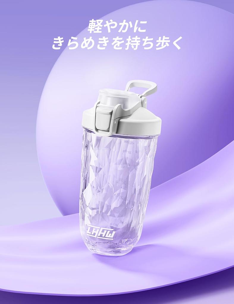 Протеиновый шейкер LHHW, не содержит БФА, отделка тритан, для приготовления протеиновых коктейлей - 500 мл, наполняется до 650 мл (белый)