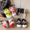 Baotou Cool Slippers Women's New Seaside Beach Women's Shoes Trendy Ins Cartoon Cute Eva Hole Shoes Women