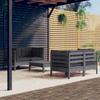 Day and Night - Day and Night Garden Furniture 5 Pieces with Anthracite Pine Wood Cushions