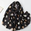 180*90 см Зимний Толстый Вискозный Шарф Круглый Прямоугольный Точечный Бахрома Хлопковые Шали и Накидки Пашмина Стола Буфандас Мусульманский Шаль