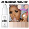 QIC Warming Skin Tone Liquid Foundation, Natural Fit, Brightening, Setting, Concealer, Discoloration BB Cream