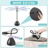 2/3pcs Fly Fans For Tables Effective Fly Repellent Fan Keeps Flies Away With Soft Blades USB Picnic BBQ Party Fly Fans