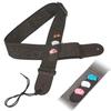Guitar Strap Cowhide Leather Linen X Cotton Belt Guitar Strap with Pick Shoulder-friendly