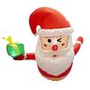 Christmas Inflatable Santa Claus Outdoor Decoration Large Lighted Blow Up Santa with Built-in LED Light for Front Back Yard Garden Lawn Outside Decor
