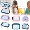 Kids Writing Magnetic Drawing Slate Magic Eraser Doodle Pad Color Board Sketch