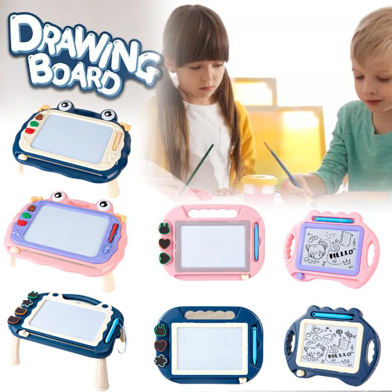 Kids Writing Magnetic Drawing Slate Magic Eraser Doodle Pad Color Board Sketch