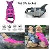 Pet Dog Lifesaver Dog Life Jacket Vest Clothes Life Vest Collar Harness Dog Swimming Summer Swimwear Drop Shipping Lifejacket