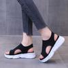 Sports Sandals Women's Summer New Breathable Fly-woven Shoes Fish Mouth Muffin Platform Shoes Casual Beach Sandals
