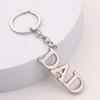 Father's Day Mother's Day Mom Dad Key Chains Rings Alloy Pendants Holder Gift Accessories