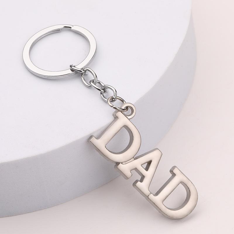 Father's Day Mother's Day Mom Dad Key Chains Rings Alloy Pendants Holder Gift Accessories