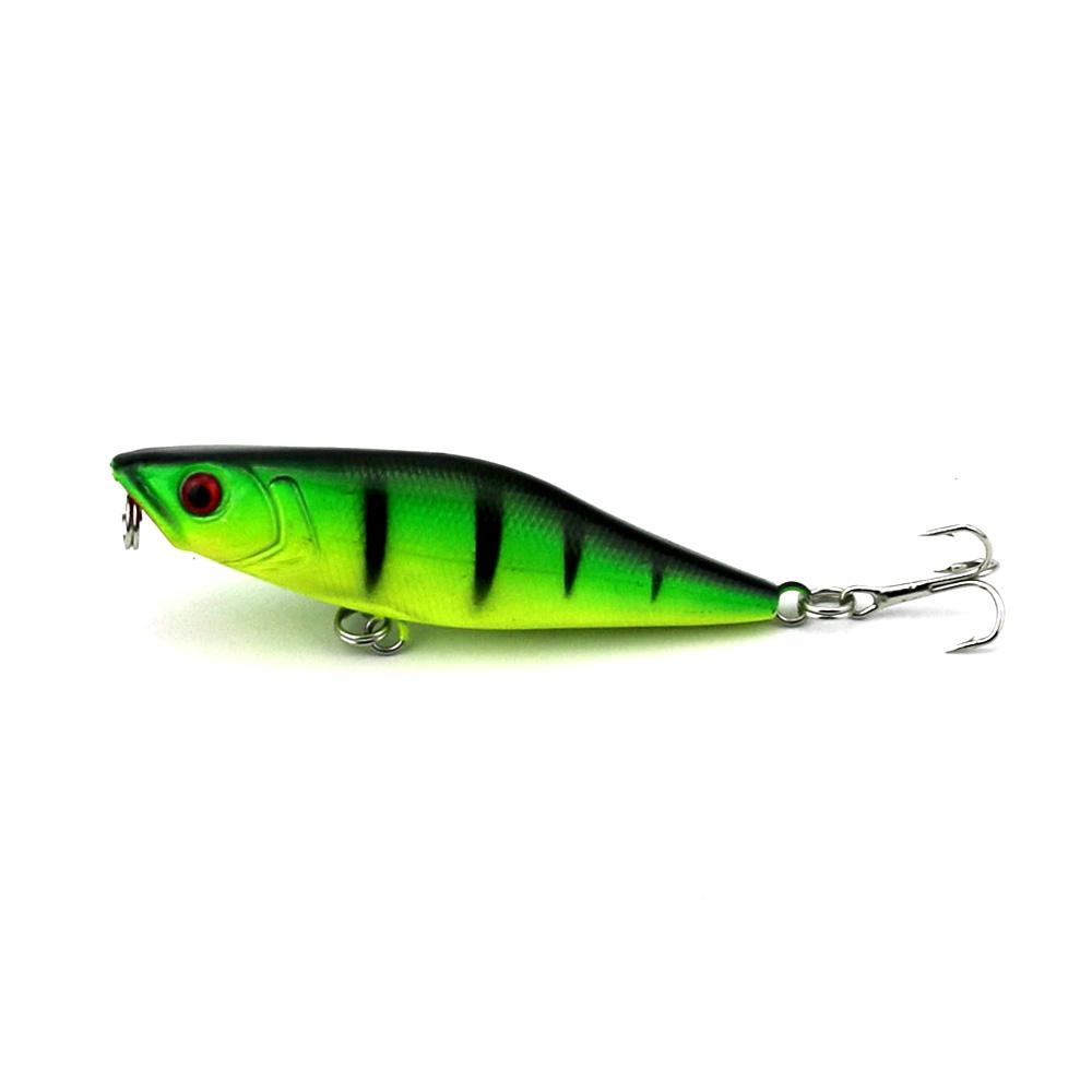 1pc Hengjia 7.5cm/7.5g Topwater Popper Fishing Lure Floating Fishing Bait