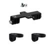 [REC MOUNT] Double Base 1 + Light Adapter Set for GoPro or LEZYNE (3) (400-Double-GP1 + GP-LEZ3 X 2) [DGP1 + LEZ3-2]