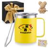 88th Birthday Gift for Women and Yellow Stainless Steel Tumbler with Coffee Cup with Insulated for Hot or Cold Vacuum 350ml Birthday Men,