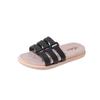 Fashion Summer Women's New PVC Outdoor Casual Slippers Outdoor Solid Color Beach Flat Sandals for Women Chaussure Femme Ladies Shoes