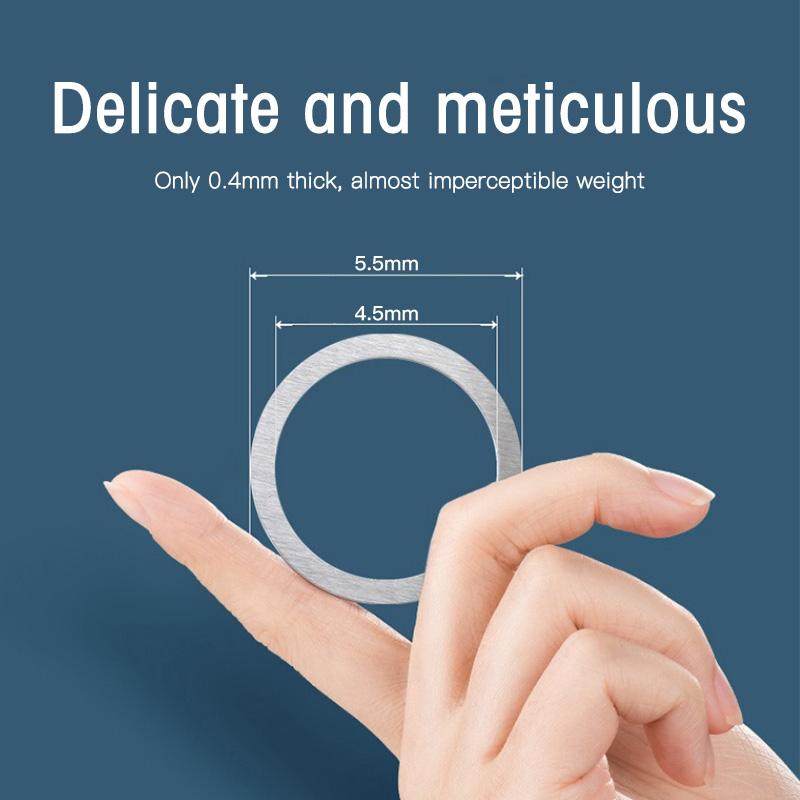Thin Metal Plate Sticker Rings Round Iron Sheet Disk For Magnetic Mobile Phone Holder Magnet Car Stand Mount Wireless Charging