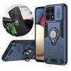 Armor Case for Huawei Honor X7B X8B with 360° Magnetic Metal Ring Holder,Sliding Camera Cover & Anti-Scratch Back