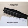 Chenshi Effort-Saving Handheld Metal Hole Punch - Office & Student Use