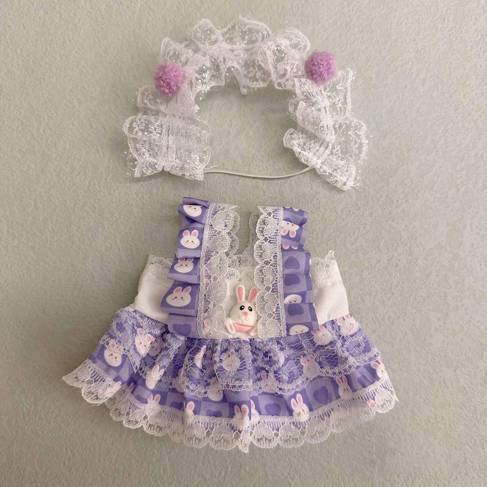 Multicolor Doll Clothes Accessories Hairband Suspender Toy Cap Dress Suit Cotton Stuffed Doll