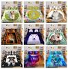 3D Animal Bedding Set Animal Quilt Cover Pillowcase Double Bed Full Size Bedspread Set Washable Zipper Comfortable Home Decoration