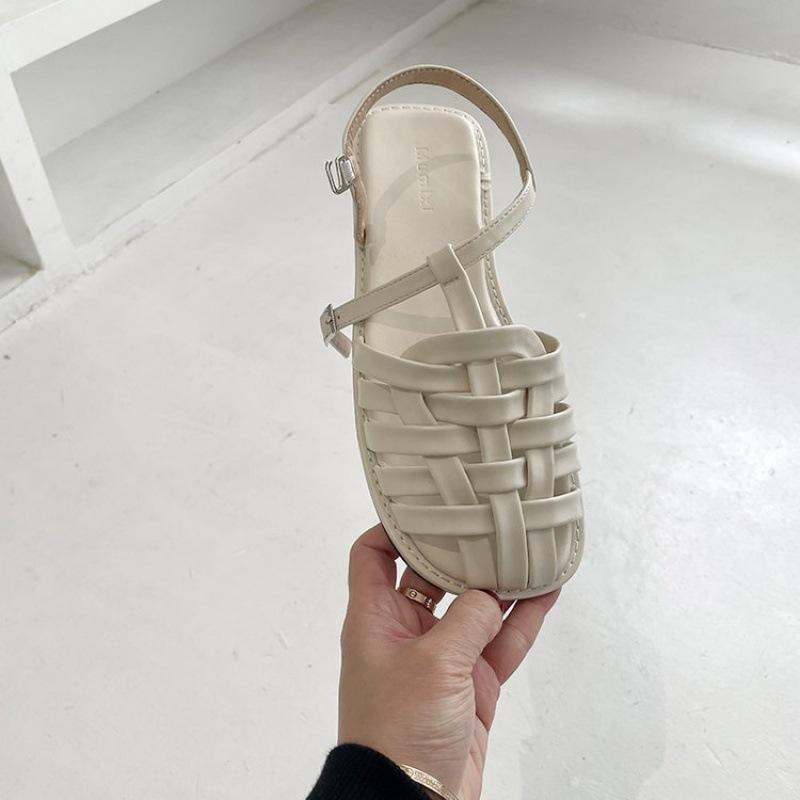 Women's Gladiator Sandals 2024 New Summer Women's Casual Trend Flat Sandals Fashion Elegant Weave Comfortable Sandals Sandalias