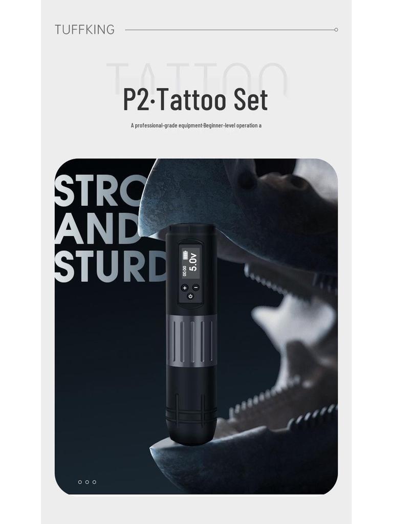 Tuffking Wireless Tattoo Machine Set: Multifunctional Tattoo Pen with Microblading Capabilities