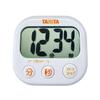 Tanita Kitchen Timer with Large Study TD384WHVV Stand, Screen, Timer, White,