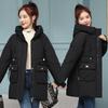 Women Parkas Winter Jacket Ladies Casual Long Coats Hooded Cotton Padded Parkas Female Casual Warm Coat Outwear