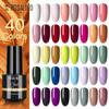 MINI Gel Nail Polish Colorful Hybrid Gel Polish for Manicure Soak Off Base Top Coat UV/LED Lamp Nail Art