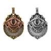 Tarot Vision Necklace All-Seeing Eye Pendant Necklace Tarot Card Symbol Pendant with Smooth Rotation Mystic Divination for Spiritual Guidance Fate