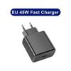 45W USB Charger Quick Charge Phone Adapter Type C Super Fast Charging Wall Charger For iPhone Samsung Xiaomi  EU/US Plug