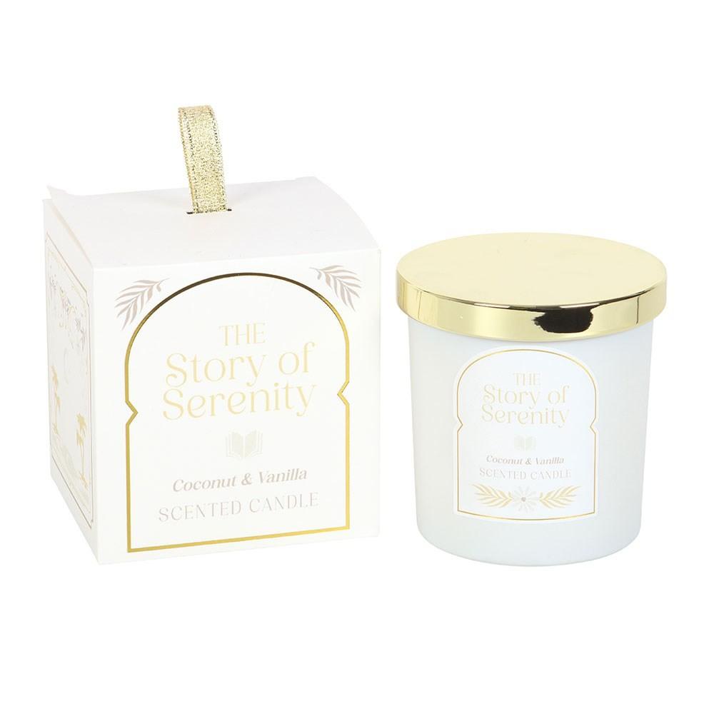 Something Different The Story of Serenity Vanilla And Coconut Candle
