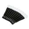 10pcs Facial Mask Brush Dual Sided with Spoon Soft Silicone Black Handle Mask Applicator Brush for