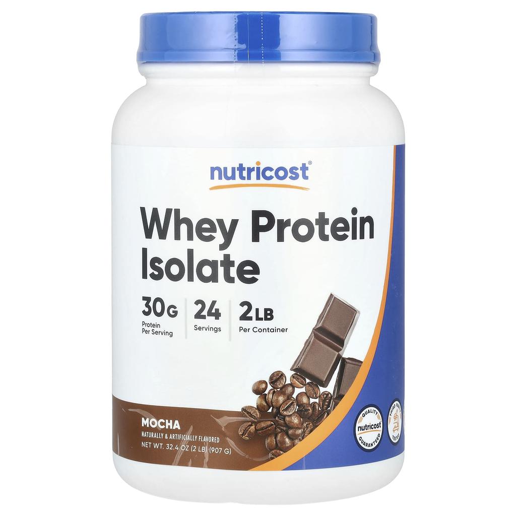 Whey Protein Isolate, Mocha, 907G (2Lb)