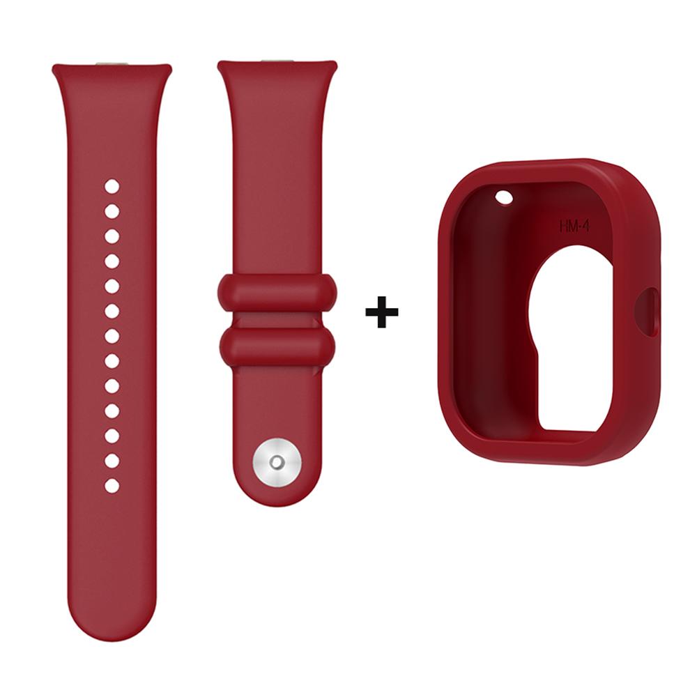 Silicone Strap For Redmi Watch 4/5 Smart Watch Band + Protective Case