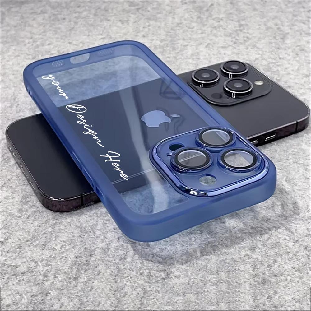 Customized Name Bumper Clear Phone Case For TECNO CAMON 30S Pro 30 5G 4G Camera Protection