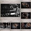 Modern Gym Fitness Canvas Painting Bodybuilding Character Wall Art Poster Sexy Men Women Muscle Wall Picture Mural Cuadros