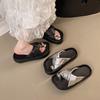 Muffin Platform Slippers Women's Outer Wear Summer New High-end Fashion Set Toe Beach Sandals