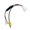 KONPON RCA Back Camera Converter Adapter, Compatible with Toyota, Compatible with 4 Pins, Genuine