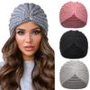 New Fashion India Hat Autumn Winter Crochet Turban Head Wraps Knitted Hat Cap Headdress