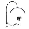 Half Moon Shape Eyelash Lamp Portable LED Beauty Table Nail Desk Lamp with Clamp for Eyelash