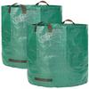 Garden Waste Bags - 272 Litres - Waterproof - Reusable - 3 Handles