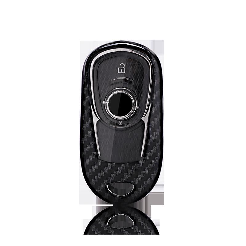 Kashiru Carbon Fiber Pattern Key Case for Buick Regal Encore - Full Wrap Protection