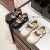 Spring New Fashion Girls Versatile Casual Comfortable Soft-soled Leather Shoes