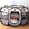 Portable Foldable Pet Tent Kennel Octagonal Fence Puppy Shelter Outdoor Easy Operation Foldable Kennel Large Dog Cage Cat Fences