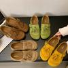 Fashion New Fashion Tassels Genuine Leather Handmade Wider Toe Women Shoes 2025 Casual Plus Size Soft Women Loafers Female Flat Shoes